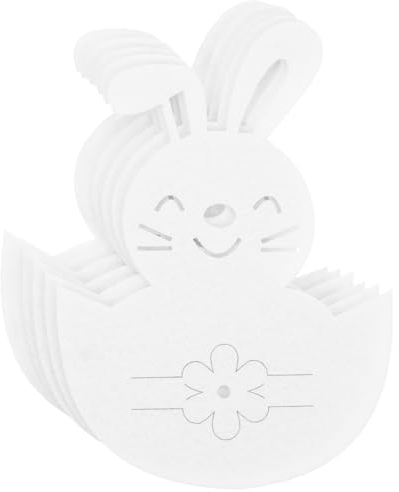 IMIKEYA 8stücke Teiliges Osterbesteckhalter Kaninchen Tasche Tischdeko Wiederverwendbare Besteckbeutel Für Gabeln Und Messer Dekorative Serviettenhalter Für Ostern Feiern