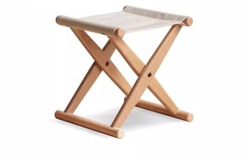 Sgabelli Sgabello pieghevole portatile da esterno Mazar in legno massello Sgabello da pesca Sgabello quadrato for uso domestico Sgabello for cambio scarpe Piccolo sgabello semplice Poggiapiedi del div