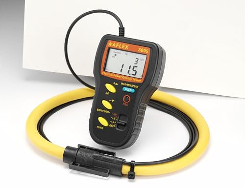 Taiwan Quality PROVA AFLEX 3005 Flexible Power Quality Tester High Accuracy Flexible Clamp Power Meters Clamp Multimeter Clamp Multi Testers True RMS Active reactive apparent power Testers