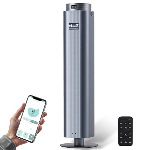Mxmoonant wasserlose Duftmaschine, 500ml Flasche | App/Fernbedienung, 2000m³, Erkennung ätherischer Öle, für Büro/Restaurant/Hotel