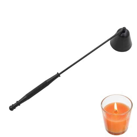 Polierte Dochtflammenbong - Kerzenlöscher mit langem Griff, Kerzenlöscher | Candle Wick Snuffer Candle Extinguisher, Kerzenzubehör zum Löschen von Nestkerzen Flamme, Duftkerzen, Dosenkerzen