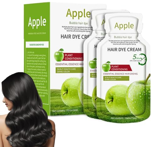 CGACCSD Crema colorante per capelli, 300 ml, con copertura grigia, colorazione a lungo termine con estratti vegetali e profumo di frutta, per mamme, principianti, amici e nonne