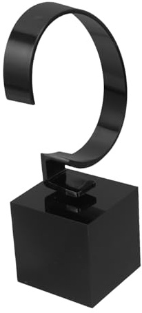 MAJORMENCH Schwarzer Uhrenständer und Sorgt für Ordnung mit Armbandhalter aus Acryl Schützt vor Schäden für Geschäft und Schminktisch