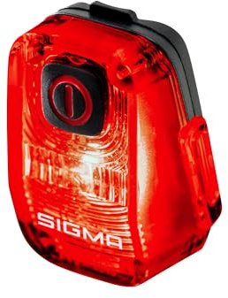 Sigma NYTE 10 | Wetterfestes Rücklicht für Fahrräder mit Einer Sichtbarkeit von 500m | Rücklicht inkl. Blitzfunktion | USB-C | Lange Leuchtdauer