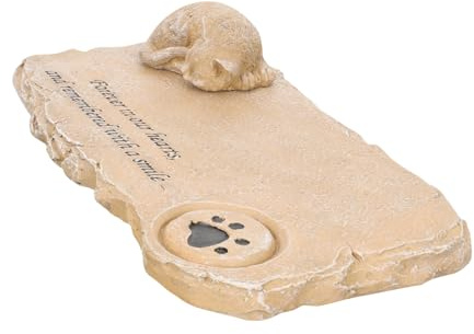 BESTonZON Plaques Commémoratives Extérieures Pierres Tombales Décoratives pour Animaux de Compagnie Pierres Tombales pour Animaux de Compagnie Le Jardin