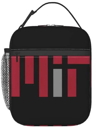TFDGDGH MIT University Accessories Insulated Lunch Bags for Outdoor Storage Food Boxes Portable Thermal Cooler Bento Box