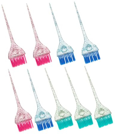 minkissy 9 Pinceles Aplicadores De Tinte Pinceles De Peluquería Aplicador De Tinte Para El Cabello Herramientas De Peluquería
