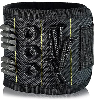 Magnetisches Armband, Weihnachtsgeschenk für Männer, Frauen, Erwachsene, Geschenk, Werkzeuggürtel, Magnete für Handgelenk zum Halten von Schrauben, Nägeln, Weihnachts Magnetarmband