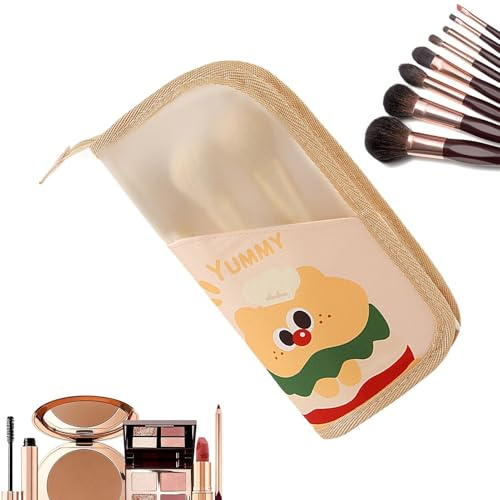 Stehende Make-up Tasche Wasserdicht, Faltbar, Schmutzabweisend | Zahnbürsten-Aufbewahrungstasche Für Schreibwaren, Zahnbürste, Lippenstift, Reise, Hotel, Outdoor, Camping, Fitnessstudio