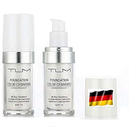 TLM Concealer Cover Abdeckung Farbwechsel Flüssige Grundierung Flawless All-In-One Foundation Color Changing Langhaltend Change Make up