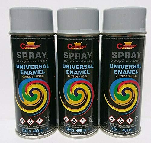 Sprühlack RAL Sprühfarbe Lackspray Spraydose 400ml - RAL 7035-3 Stück