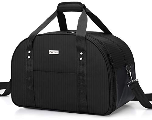 CURMIO Cocktail Sets Aufbewahrungstasche, Barkeeper Tasche, Tragbare Reisetasche für Cocktailmixer Set, Cocktail Shaker, Eiszange, Rührlöffel und Korkenzieher, (LEERE TASCHE), Schwarz