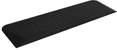vidaXL Schwellenrampe Türschwellenrampe Motorrad Auto Rollstuhl Rampe Bordsteinrampe Gummirampe Auffahrhilfe Auffahrrampe 110x32x3,8cm Gummi