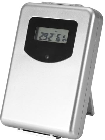 lyrlody Thermomètre et Hygromètre, Thermohygromètre Professionnel avec Capteur, Humidimètre et Température sans Fil, Portable, 433 MHz RF, 10 × 6,8 × 2,2 Cm