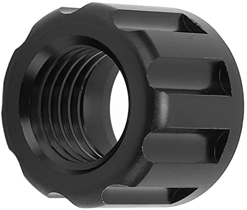 NEZE Achsmutter für Mountainbike, Aluminiumlegierung, M12 x 1,5 mm, Wellenmutter für Fahrrad