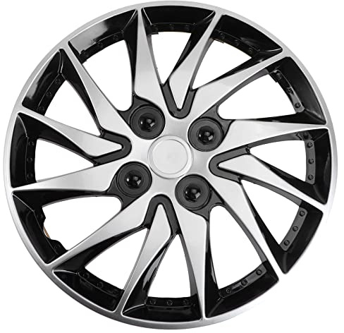 DOITOOL Enjoliveurs 14 Pouces Enjoliveur De Voiture Universel s De Roue pour Moyeu De Voiture Auto Refit Accessoire 1 Paquet