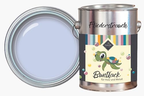 Caleo Color Lack FLIEDERSTRAUCH Flieder, 0,68 Liter - ökologischer Lack für Möbel - natürlich, lösemittelfrei, spielzeugtauglich