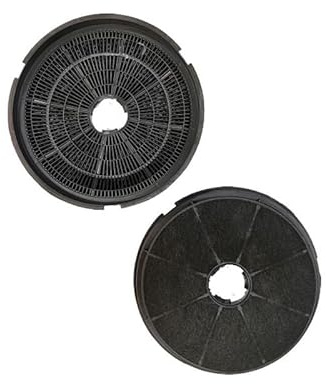 JCSPARES® - Kit 2 Pezzi - Filtro Ai Carboni Attivi Diametro 190 mm Per Cappa Aspirante Cucina Compatibile Con Balay barriviera cleanair marplast
