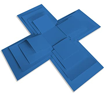 5-lagige Kreative Explosions-Geschenkbox, DIY-Snack-Explosionsbox, Süßigkeiten-Explosionsbox, Überraschungs-Geschenkbox, DIY-Explosions-Geschenkbox für Valentinstagsgeschenke, Geburtstag,(Blau)