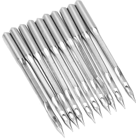 Fyearfly Nähmaschinennadeln, Stahlnadeln, Nähmaschinennadel-Set, 10 Stück, universell, robust, verschiedene Nadeln für GK27 Serie GK27 x 300, Nadel für Nähmaschine und Stickerei, 180 mm Länge