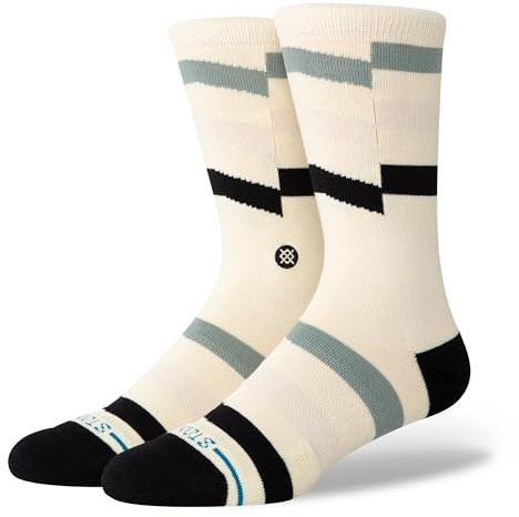 Stance DWade Performance Crew Lot de 2 paires de chaussettes de basketball avec coussin moyen, soutien de la voûte plantaire, talon et orteils renforcés | Chaussettes athlétiques en coton mélangé