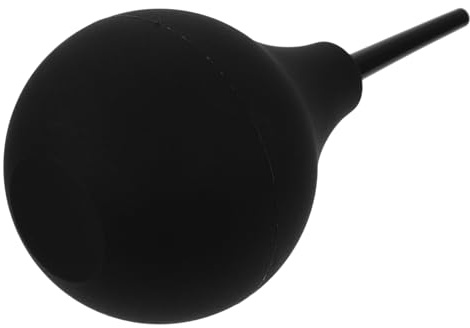 SEWOART Ohrball Waschen Silikon 224 Ml Schwarz Größe L mit Blasebalgfunktion für Sichere Ohrenreinigung bei Babys und Senioren