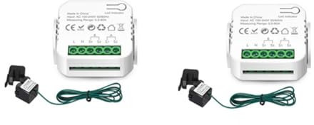 Malloy Tuya WiFi 80A Smart Meter Digitaler Energiezähler Aktueller Transformator Solar PV Stromerzeugung Verbrauchsüberwachung