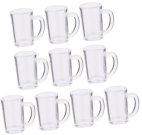 Toddmomy 10stücke Miniatur Bierkrüge Resin Lustige Dekorative Bierbecher Für Puppenhäuser Und Foto-Requisiten Farbenfrohe Mini Bier Für Partys Und -projekte