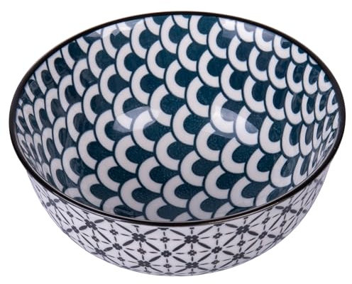 Ciotola in gres 280 ml, doppio decoro, Confusion