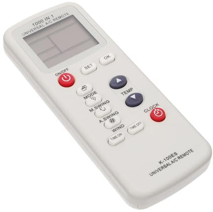POPETPOP 1pezzi Telecomando Per Condizionatore d Controller Compatibile La Maggior Dei Modelli Display Lcd Per Semplice Utilizzo
