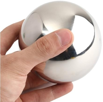19~76mm Durable Stainless Steel Gazing Ball, Hollow Ball Mirror Globe Polished Shiny Sphere For Home Garden Decorative(19mm)
