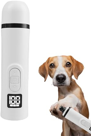 Ahuuen Nagelschleifer für Hunde – leiser elektrischer kabelloser Schneider | 2 Geschwindigkeiten, verstellbare Hunde-Nagelfeile elektrisch, für Zuhause, Reisen, -Trimmen