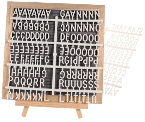 Parliky Tableau Feutre Double-face avec Support Message Board Réutilisable pour Décoration Chambre et Jeux Créatifs Lettres pour Événements