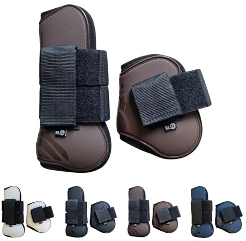 RL24 - Gamaschen & Streichkappen (4er Set) – viele Farben & Größen | Pferdebeinschutz mit Klettverschluss – weich gefüttert – anatomisch geformt & stoßabsorbierend