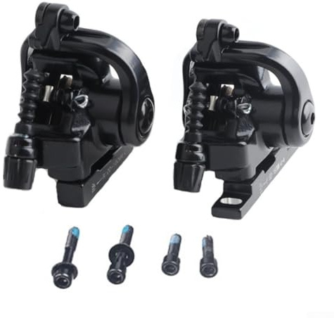 Oniissy Road For Bike Scheibenbremssattel für – mechanische flache Bremse mit doppelseitigem Synchronantrieb, 70 mm vorne 34 mm hinten, verstellbar für
