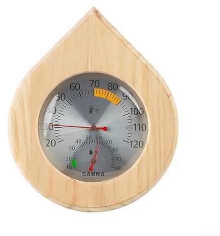 Thermomètre et hygromètre en bois pour salle de sauna, thermomètre mural et hygromètre pour intérieur