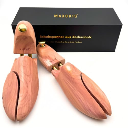 Maxoris Schuhspanner aus Zedernholz Forma - Schuhdehner Herren und Damen (40/41)