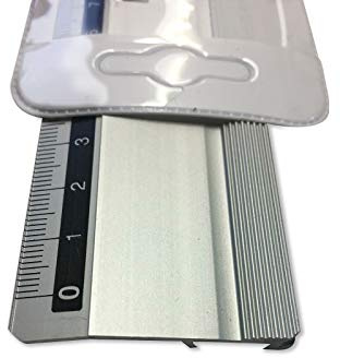 Metal Safety Craft Cutting Ruler Aluminium Picture Mount Cutter Rule 50CM 500MM 19.68 INCH with Waterproof Cover