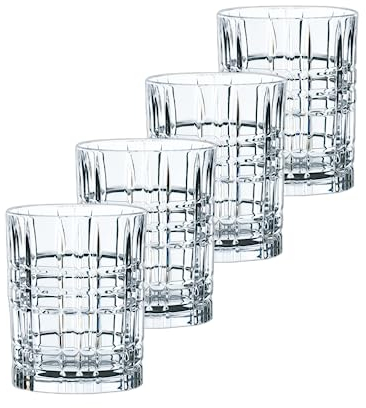 Spiegelau & Nachtmann Whiskey Set/4, Cristal, Transparentes, 8.2 x 8.2 x 10.2 cm, 4 Unidades de Medida