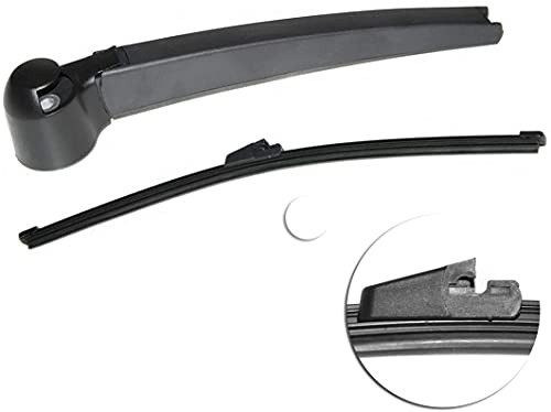 AutAng Heckwischerarm Heckscheibe Hinten Scheibenwischer Heckscheibenwischer Kompatibel mit VW, Skoda, Seat, Universal, Wischerblatt, 1 Stück, Länge 34 cm