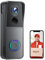 XTU WLAN Video Türklingel mit Kamera 1080P HD Kabellose Video Doorbell, Smarte Video Türklingel mit Akku, PIR Personenerkennung, Nachtsicht, 2-Wege-Audio, Unterstützt SD & Cloud-Speicher