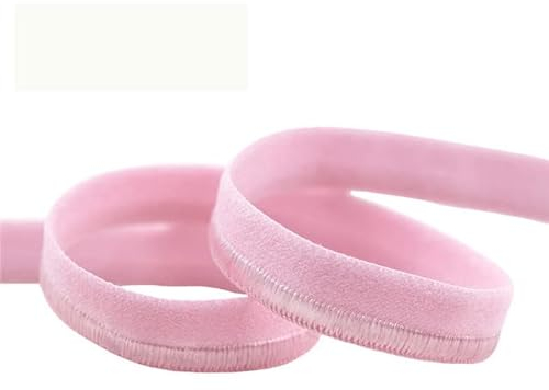 2 5 10 Yard 3/8 Zoll; 10 mm Nylon, elastisches Paspelband, Seil, Schrägband, Kederschnur, Dessous, Unterwäsche, Bettwäsche, Nähen, Handwerk, Rosa, 10 Yards