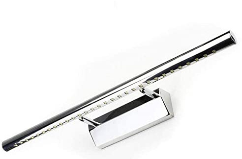 LED Mirror Lights, 5W/7W Bathroom Mirror Lamp Wall Lights with Switch Bath Mirror Lamp Stainless Steel Energy Saving Makeup Lamp Shaving Lamp, Warm White 40CM/55CM |IP44 |[Energ Decoration