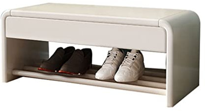 Étagères à Chaussures Étagère de Rangement pour Chaussures, Tabouret à Langer en Bois, Banc d'entrée, étagère de Rangement pour Chaussures avec tiroir pour entrée, Organisateur de Rangement