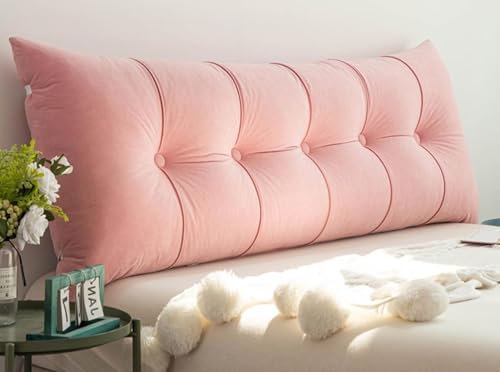 Lesekissen Bett Kopfteil Kissen Rückenlehnenkissen für Bett, Stuhl, Sofa, Abnehmbares Waschbares Lesekissen Outdoor Bank Lumbarkissen Weich Gemütliches Rückenkissen Wandkissen(A9,100x55cm/39x21in)