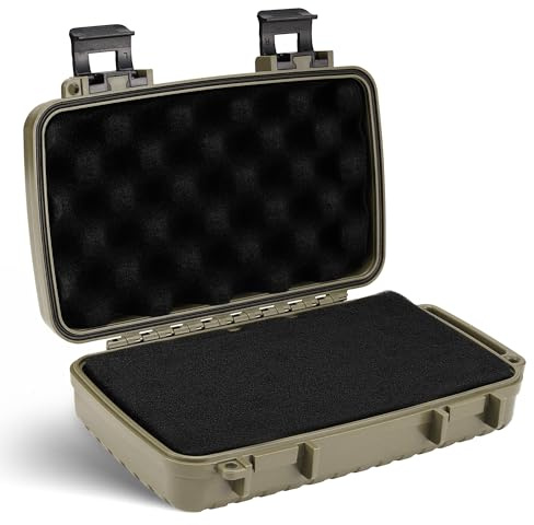 Mecarmy B20 Edc Storage Box, Compact Waterproof Hard Case with Removed Foam, Small Dry Container for Outdoor Equipment, Tools, Electronics, Durable, Portable, for Home and Outdoor Use