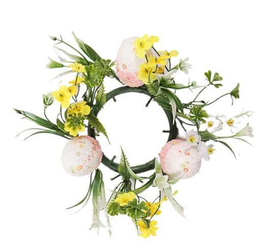 Påskljus ring, påskljus ring - heminredning handgjord Yi påskljus ring, Vistaprint pelare ljus krans ring primaver ljus ring krans ring