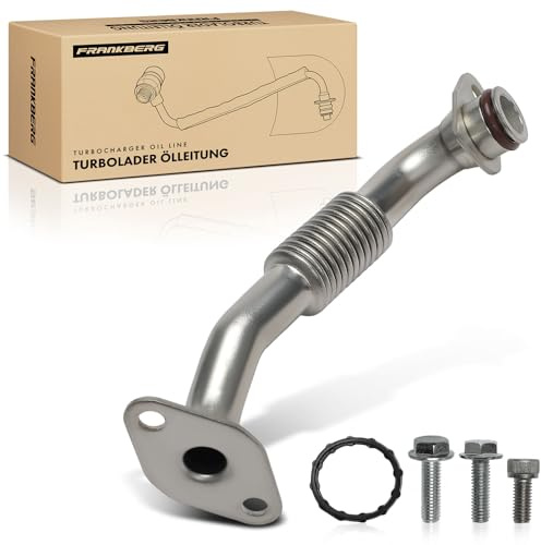 Frankberg Ölleitung Turbolader Kompatibel mit Golf VI 5K1 Golf V 1K1 Golf Plus 521 5M1 T.i.g.u.a.n 5N P.a.s.s.a.t Variant 3C5 Yeti 5L A3 Replace# 03G145736F