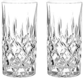 FC Bayern München I Kristallglas 2er Set 0,4 l I Hoch I Mit Logo im Glasboden