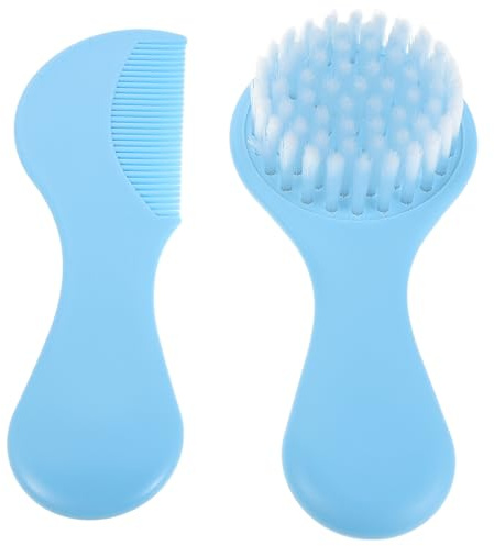 ERINGOGO Comb for Newborns Including Hair Comb and Soft Brush for Boy Girl Grooming and Cradle Cap Care for Boy Girl Scalp Brushing